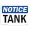 Signmission OSHA Notice, 5" Height, Tank Sign, 7" X 5", Landscape OS-NS-D-57-L-18524 - alternate 1